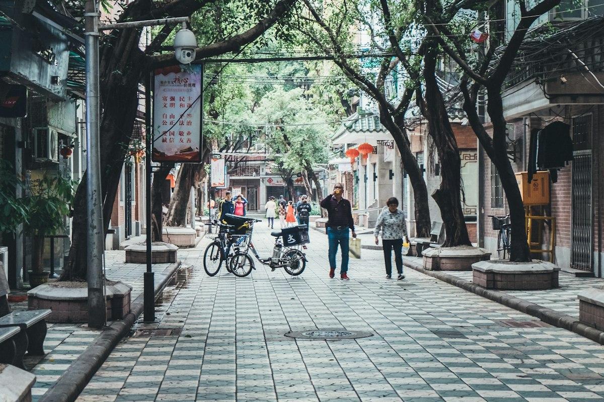 Пешеходная улица Шансяцзю (Shangxiajiu)